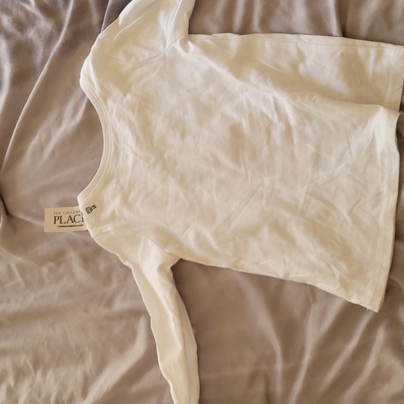 Long Sleve Shirt, The Children's Place, Size 3T, White - Picture 2 of 4